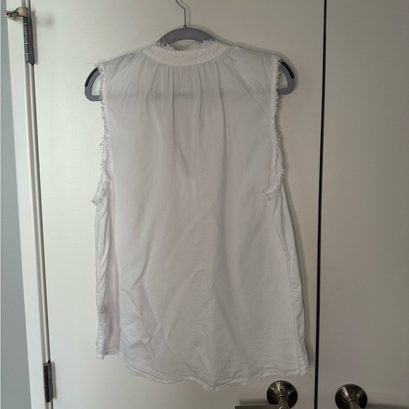 Anthropologie Cloth & Stone Linen Front Tie Tank - Picture 3 of 6